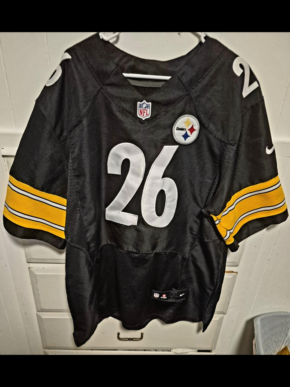 Nike Black & Gold Kids Football Jersey #26